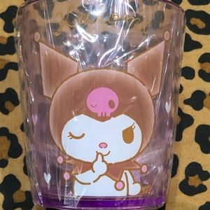 Sanrio Kuromi Clear Acrylic Tumbler *NWT*